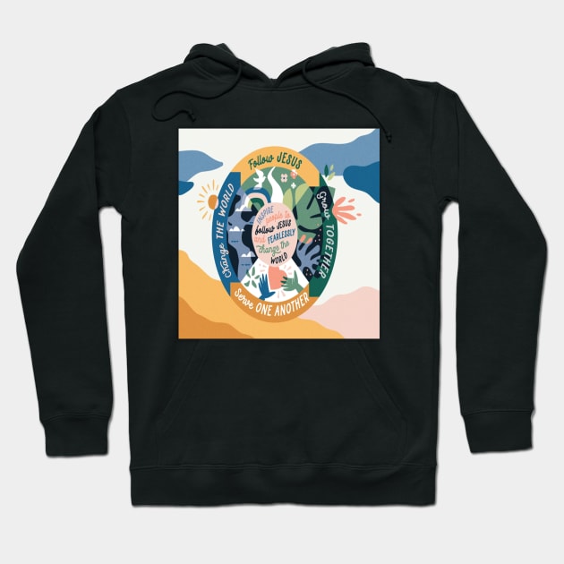 Wall Mural Art Hoodie by Wall Mural Art